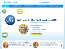 Tablet Screenshot of joyofsight.com